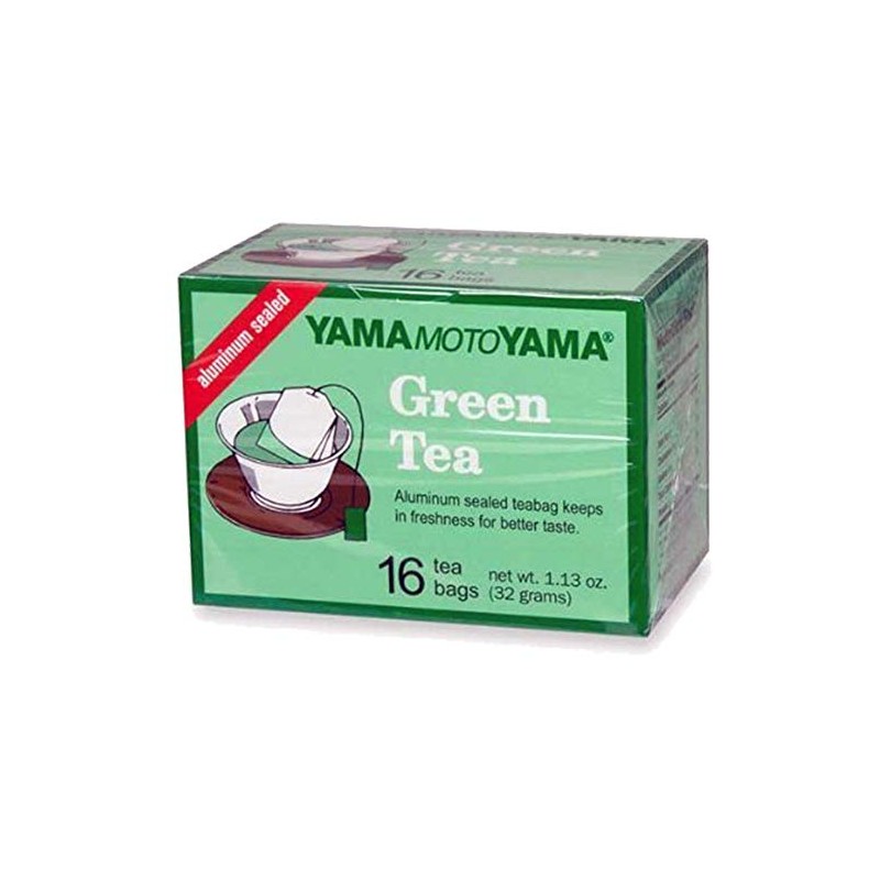 Yamamotoyama té verde 16 bolsas 32 g (1 Caja)