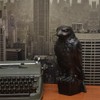 BGFAVCV 1 Piece Maltese Falcon Statue Shelf Decorations Black Resin