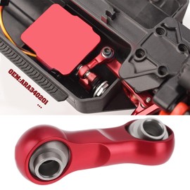 Briny River 1PC Red RC Car Steering Drag Link ARA340201 Compatible with ARRMA 1/18 Granite Grom Compatible with ARRMA 1/14 Mojave Grom Mega 380