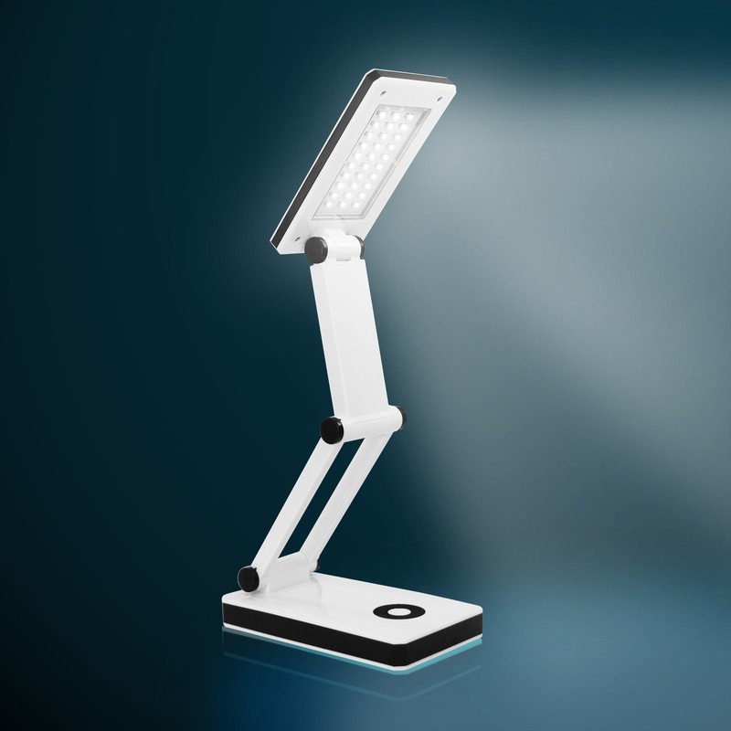 Eaxus® USB LED Schreibtischlampe - Aufklappbar, Edles Design, LED Tischlampe
