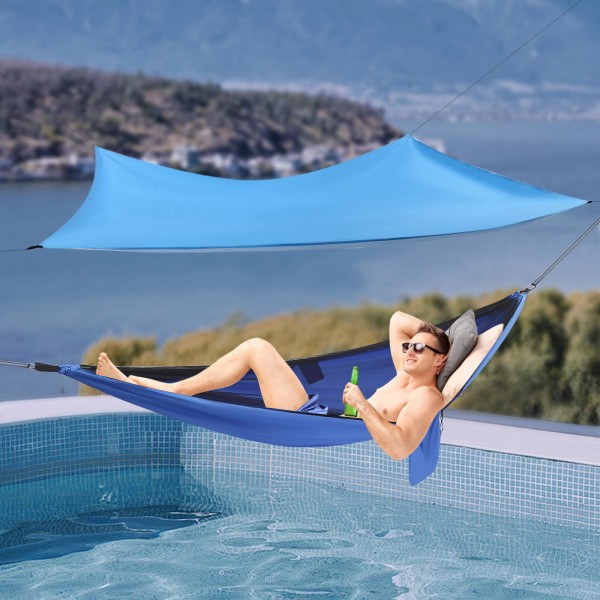 Camping Hammock with Mosquito Net Tent and Rain Fly Tarp