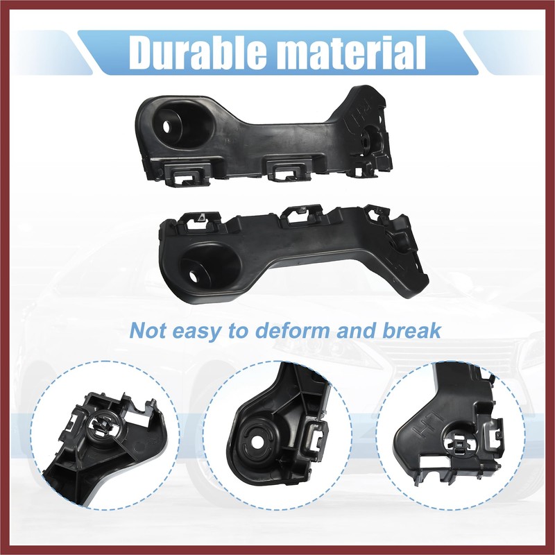 HEROFFIX 1 Pair Left and Right Side Front Bumper Mounting