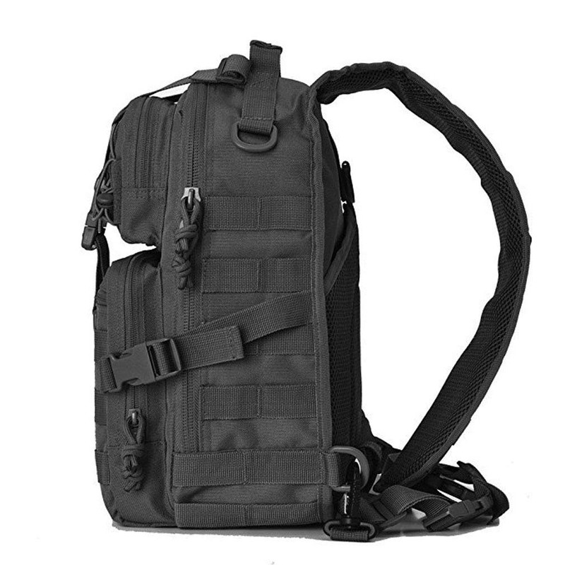 Xieben Leather Shoulder Bag Sling Chest Bag Crossbody Pack for