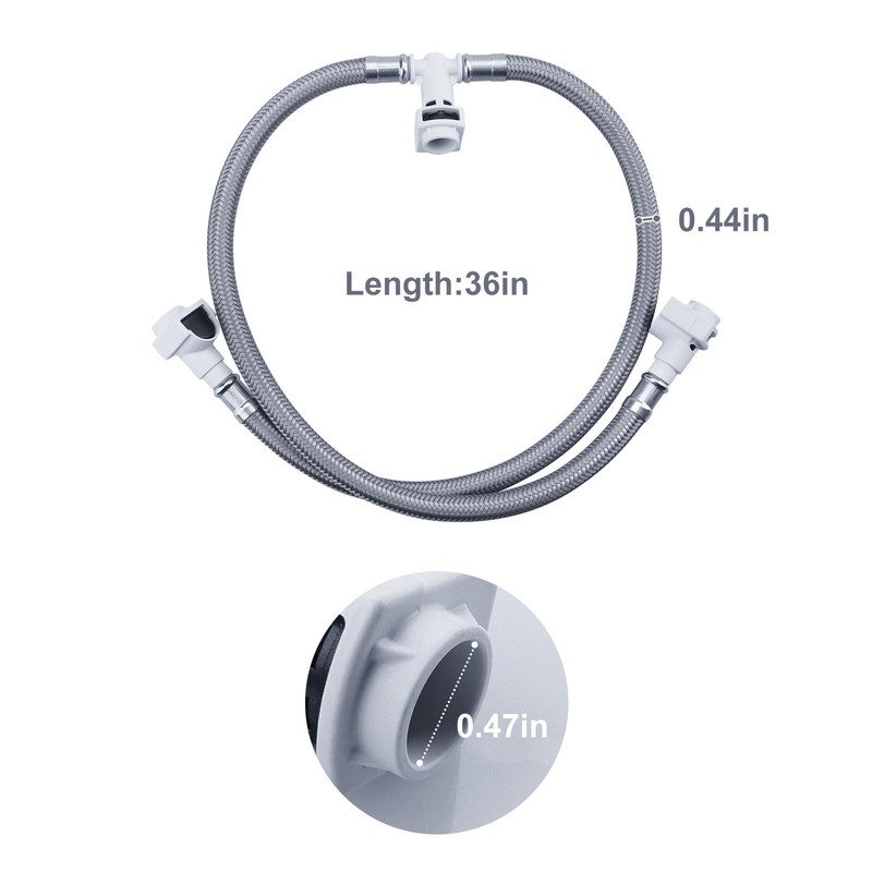 Hugexpen Bathroom Hose Kit Fits for Moen 114299 113016 Hose