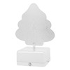 3D Metal Sheet Night Light Rotation Rechargeable Decoration 3D Night