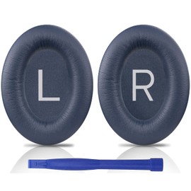 SOULWIT Ersatz Ohrpolster für Bose QuietComfort 45 (QC45)/QuietComfort SE (QC SE)/New Quiet Comfort Wireless Over-Ear Kopfhörern, Ersatzpolster mit weicherem Protein-Leder, Geräuschisolierendem Schaum