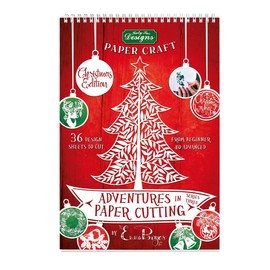 Adventures in Paper Cutting, Series Three, Christmas Edition, Papercut Templates, Designs and Patterns - Perfect for Beginners: Turn a Single Piece of Paper into a Work of Art by Emma Boyes