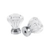 16PCS 25mm Diamond Shape Acrylic Knobs Furniture Drawer Cabinet Cupboard