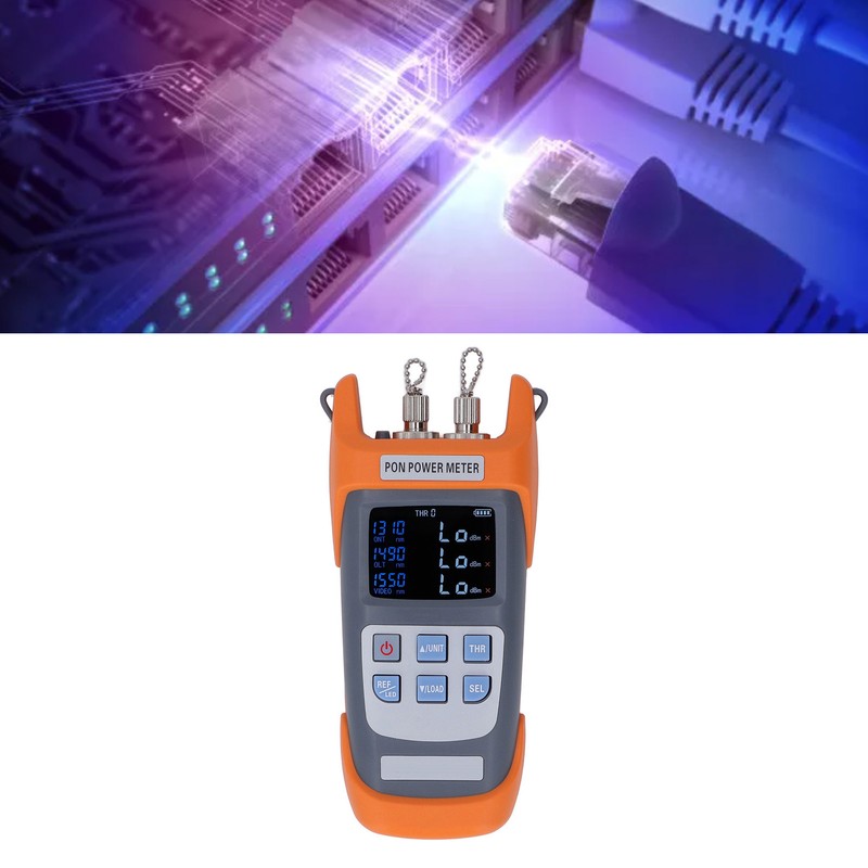 Handheld PON Optical Power Meter Automatic Calibration Threshold Setting ABS