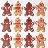 HERZWILD Christmas Gingerbread Ornaments Ginger Man Christmas Tree Hanging Ornaments