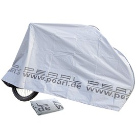 PEARL Bicycle garage: two-wheel garage for bicycles/e-bikes/scooters, silver (bicycle cover, scooter garage, waterproof case)