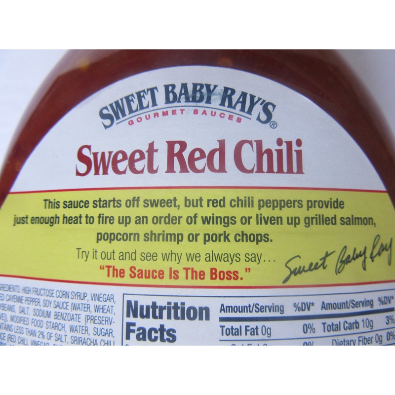 Sweet Baby Rays Wings Sauce Red Chili Seafood Chicken Spicy