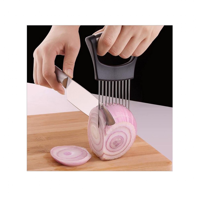 Onion Cutter, Meat Tenderiser Stainless Steel, Avocado Cutter, Onion Holder,