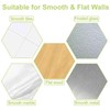 UFURMATE Wall Hole Cover Plate, 6Pcs PVC Plastic Ceiling Cover