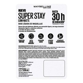 Base de Maquillaje Maybelline Superstay 140 Blíster
