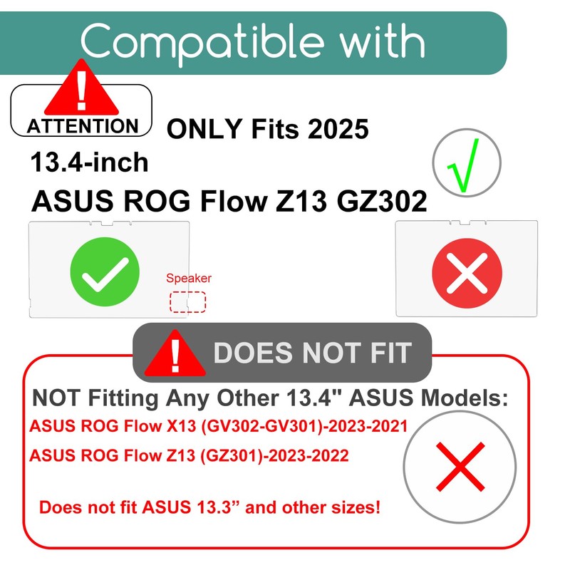 KEANBOLL 3 Pack Designed for New 2025 ASUS ROG Flow