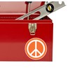 2 x 10cm Peace Vinyl Sticker Symbol Hippy Camper Van