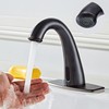 HHOOMMEE Automatic Touchless Bathroom Faucet Motion Sensor Activated Commercial Basin
