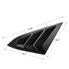 Thenice for 10th Gen Civic Rear Side Window Louvers Racing