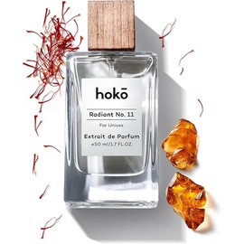 HOKO Radiant No. 11 – Premium Impression of Baccarat Rouge 540 | Extrait de Parfum, 1.7 Oz | Saffron, Jasmine, Cedarwood & Amber | Long-Lasting Inspired Unisex Perfume | Vegan, Paraben Free, Skin Safe