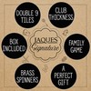 Jaques of London Dominoes - Club Double Nine Dominoes Set