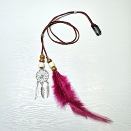 BOHO Hair wrap, 2 Pcs Hair strand String For dreads Colorful Synthetic Strands Dreadlock Accessories For Braids Wire Wraps DIY Hair extention Braiding Accessories (Wine Red+Dark blue)