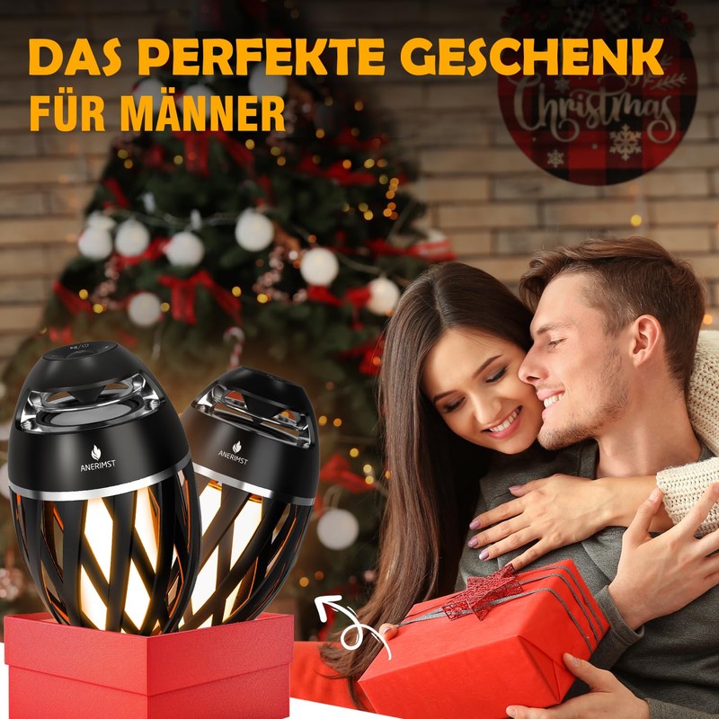 Upgraded Multi-Sync Bluetooth Speakers with Light, Outdoor Speakers Waterproof Auto-Pairing,