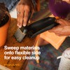 Fiskars Planting Soil Scoop & Brush Set, Dual-Sided Tool for