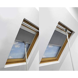 WINDOW POLE ROD OPENER FOR KEYLITE WINDOWS AND BLINDS TELESCOPIC 1M-2M