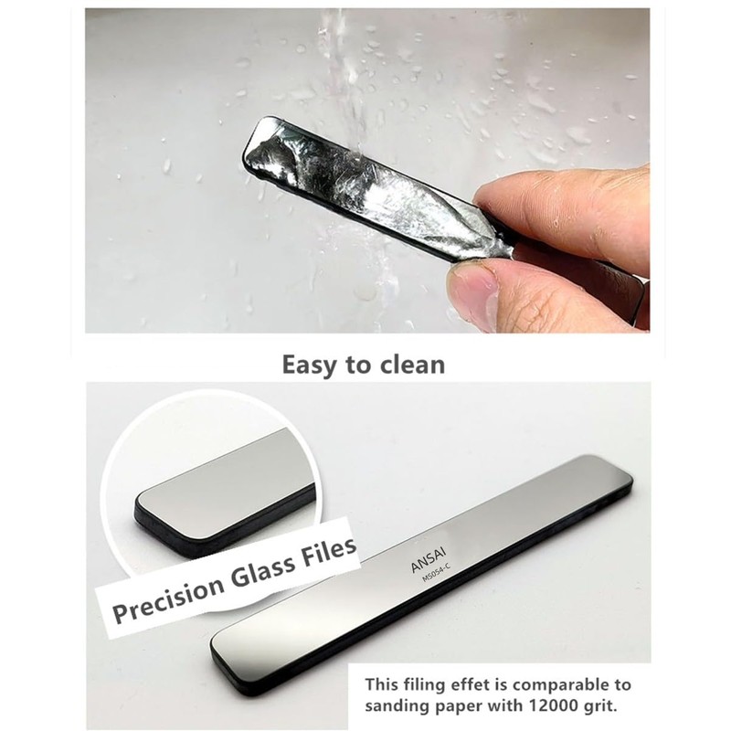 ANSAI Hobby Grinding Tools Glass Polishing Files For Scale Model
