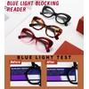Hubeye 3 Pack Cat Eye Reading Glasses for Women Oversized