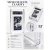 WEIMINLI PSA Acrylic Slab Case, Wood Base Graded Card Display