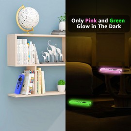 Wevove [3 Pack] Silicome Remote Control Cover Protector Only Pink and Green Glow in The Dark