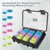 Micscrew 36 Slots Memory Card Case & 36 Transparent Card