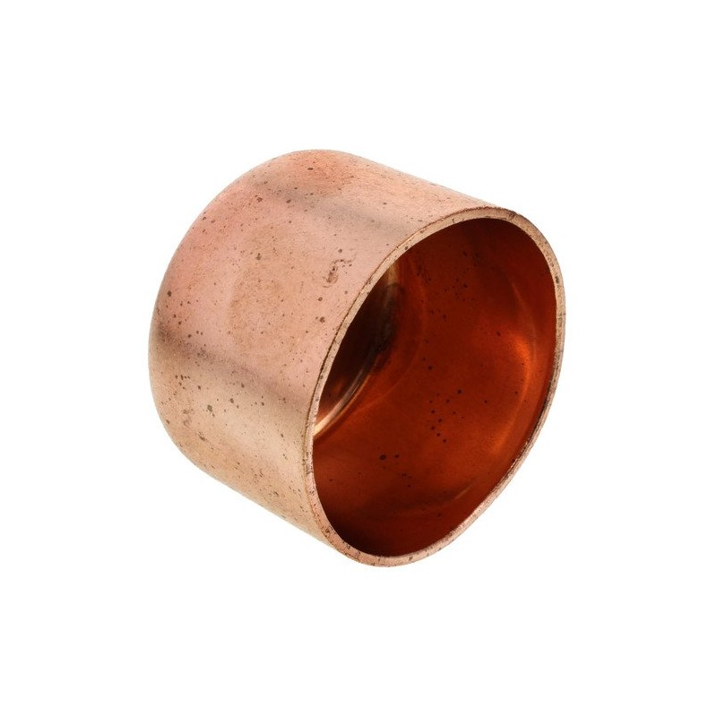 PROCURU Wholesale 100-Pack 1/2" Inch Copper Pipe Cap, Sweat Connection,