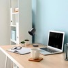 Simple Designs LD1075-BLK 15.28" Sleek Essentials Minimalist Metal Desk Task