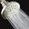 AquaDance Antimicrobial/Anti-Clog High-Pressure 6-setting Shower Head, Microban Nozzle Protection from