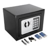 Mini Wall-in Style Electronic Code Metal Safe Box, 9.1"L x