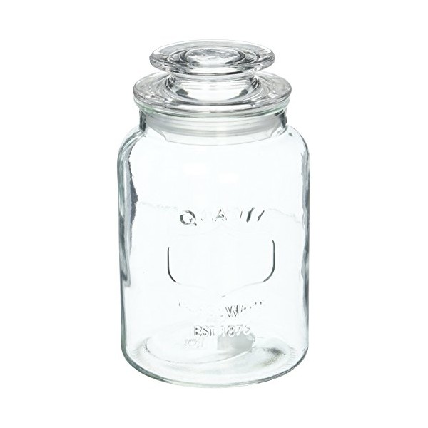 Home Essentials & Beyond Clear Glass Round 43 Oz. Jar