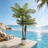 8FT UV Resistant Faux Palm Tree for Outdoor Indoor 2