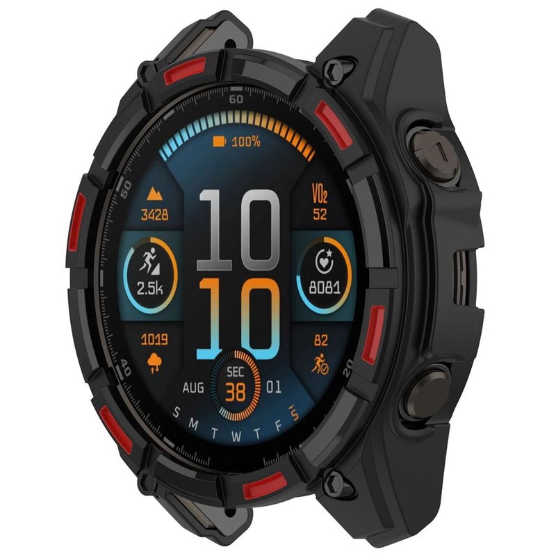 WIIKAI 3 Pack Case with TPU Compatible with Garmin Fenix