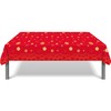 SINGOMON 2 Packs Chinese Red Tablecloth Red Table Cloths Rectangular