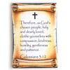 Colossians 3:12 Bible Verse Fridge Magnet (2.5 x 3.5 inches)