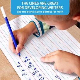 5 Pack Lined White Boards for Students 9x12 - Lined Dry Erase Boards Classroom Pack Dry Erase Lap Board Classroom Whiteboards for Students Double Sided White Boards Class Set Whiteboards for Kids