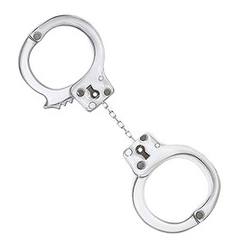 Widmann 04838 - Aufblasbare gigantische Handschellen, 150 cm, Junggesellenabschied, Hen Party, Polizei, Motto-Party, Karneval