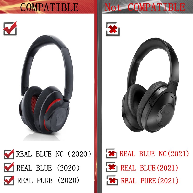 YunYiYi Replacement Ear Pads Compatible with Teufel Real Blue NC/REAL