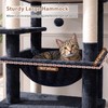 Gitelsnour Cat Tree, 78.7'' Cat Tower, 2 Big Condos for