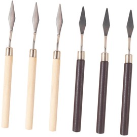 KONTONTY 6pcs Makeup Mixing Rods Cosmetic Spatula for Nail Salon Versatile Stirring Tools for Blending Colors and Mixing Gels