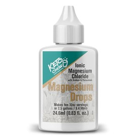Keto Chow Gotas de suplemento de cloruro de magnesio iónico  Aporta magnesio, electrolitos y oligoelementos que el cuerpo necesita  Procedente del... 