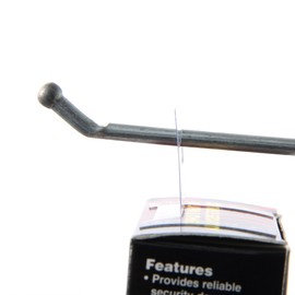 500 Clear Self Adhesive Box Top Slot Hang Tab 12Oz Heavy Duty Limit Retail Hangers - Fold Down for Shipping and Fold Up for Hanging